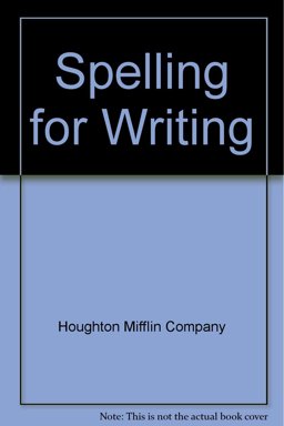 Spelling for Writing