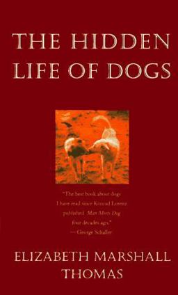 Hidden Life of Dogs  9780395669587 Front Cover