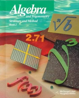 Algebra and Trigonometry: Structure and Method 1994  9780395676103 Front Cover