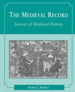 Medieval Record  9780395718629 Front Cover
