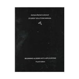 Beginner Algebra 4th 9780395746127 Front Cover