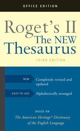 Roget's II The New Thesaurus 3rd 9780395748763 Front Cover