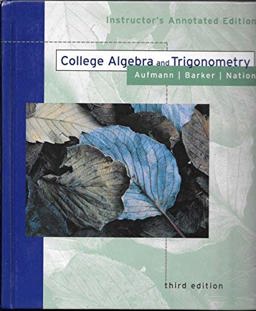 College Algebra and Trigonometry