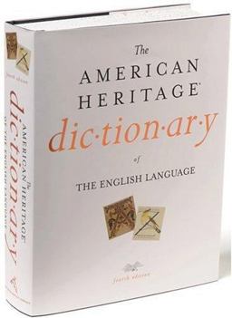 American Heritage Dictionary of the English Language 4th 9780395825174 Front Cover