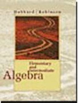 Elementary and Intermediate Algebra