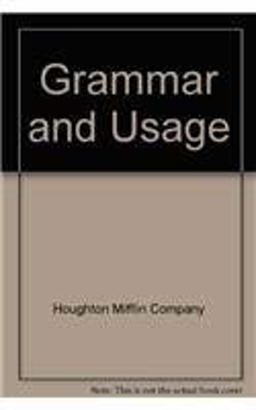 Grammar and Usage
