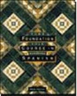 Foundation Course in Spanish 9th 9780395868676 Front Cover