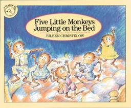 Five Little Monkeys Jumping on the Bed  9780395900239 Front Cover