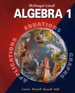 Algebra 1  9780395937761 Front Cover