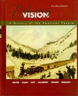 Enduring Vision A History of the American People 4th 9780395960776 Front Cover