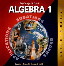 Algebra 1  9780395978887 Front Cover