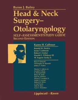Head and Neck Surgery -- Otolaryngology