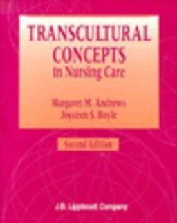 Transcultural Concepts in Nursing Care 2nd 9780397551156 Front Cover