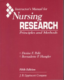Nursing Research Generating and Assessing Evidence for Nursing Practice 5th 9780397551392 Front Cover