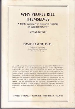 Why People Kill Themselves