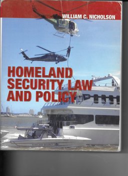 Homeland Security Law and Policy 1st 9780398075835 Front Cover