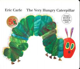 Very Hungry Caterpillar Board Book and CD  9780399247453 Front Cover