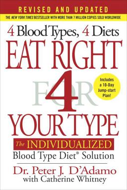 Eat Right 4 Your Type (Revised and Updated) The Individualized Blood Type Dietï¿½ Solution  9780399584169 Front Cover