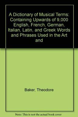 Dictionary of Musical Terms