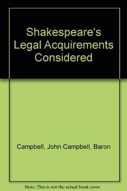 Shakespeare's Legal Acquirements Considered