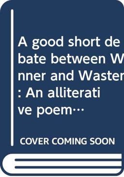 Wynnere and Wastoure : Middle English Poem 1975 9780404566906 Front Cover