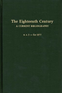 The Eighteenth Century, New Series Three