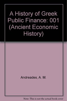 A History of Greek Public Finance
