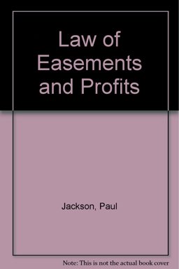 The Law of Easements and Profits