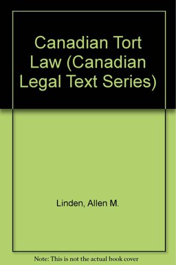 Canadian Tort Law