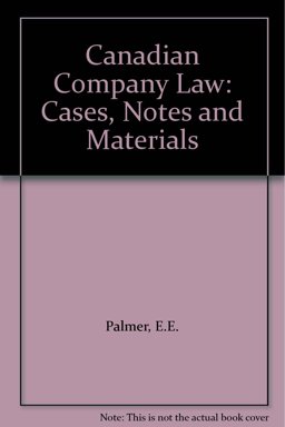 Canadian Company Law
