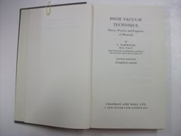 High Vacuum Technique