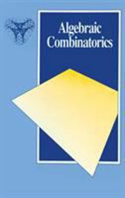 Algebraic Combinatorics  9780412041310 Front Cover