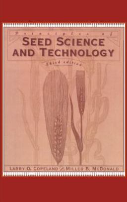 Principles of Seed Science and Technology 3rd 9780412063015 Front Cover