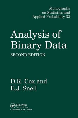 Analysis of Binary Data 2nd 9780412306204 Front Cover