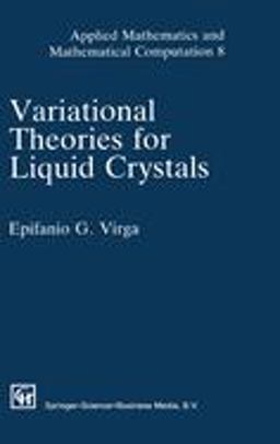 Variational Theories for Liquid Crystals  9780412398803 Front Cover