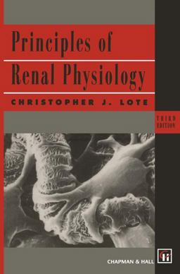 Principles of Renal Physiology 3rd 9780412555206 Front Cover