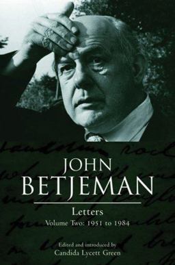 John Betjeman Letters 1952-1984  9780413775962 Front Cover