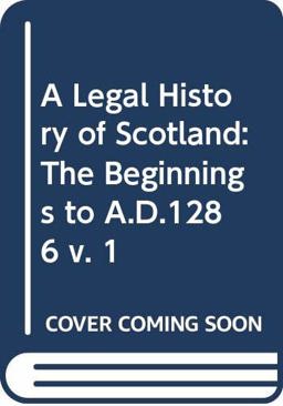 Legal History of Scotland