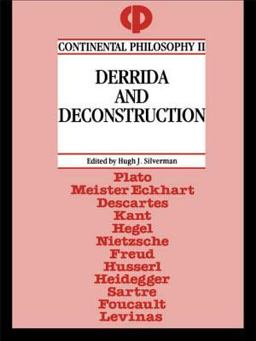 Derrida and Deconstruction  9780415030946 Front Cover