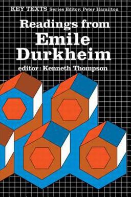 Readings from Emile Durkheim  9780415043205 Front Cover