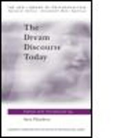 Dream Discourse Today  9780415093552 Front Cover
