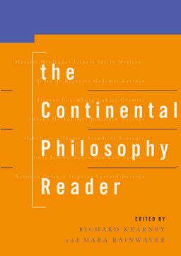 Continental Philosophy Reader  9780415095266 Front Cover