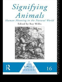 Signifying Animals  9780415095556 Front Cover