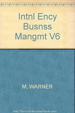 International Encyclopedia of Business and Management