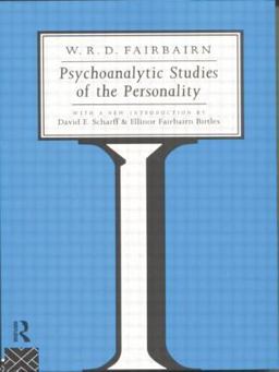 Psychoanalytic Studies of the Personality  9780415107372 Front Cover