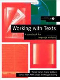 Working with Texts A Core Book for Language Analysis 1st 1997 9780415145978 Front Cover