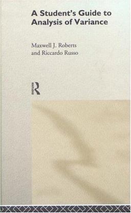 Student's Guide to Analysis of Variance  9780415165655 Front Cover