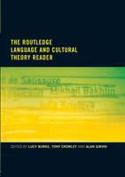 Routledge Language and Cultural Theory Reader  9780415186810 Front Cover