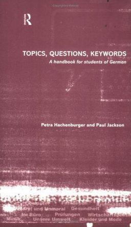 Topics, Questions, Key Words