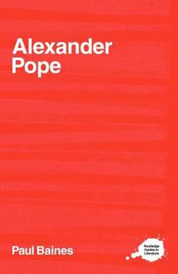 Alexander Pope  9780415202466 Front Cover